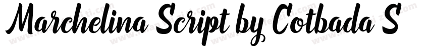 Marchelina Script by Cotbada Studi字体转换